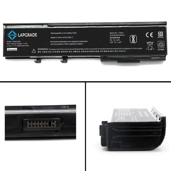 2422-1 Lapgrade Battery for Acer TravelMate 4330 4335 4730G 6452