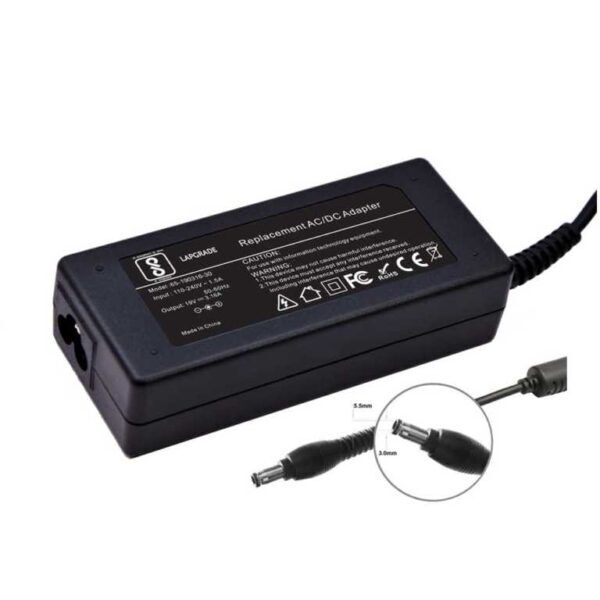 LAPGRADE 19V 3.16A Adapter Charger for Samsung LAPGRADE 19V 3.16A Adapter Charger for Samsung A10