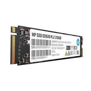 HP EX950 M.2 2TB PCIe 3.1 x4 NVMe 3D TLC NAND Internal Solid State Drive (SSD) side view