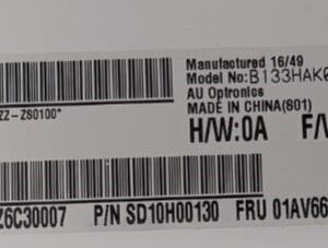 Lapgrade Laptop 13.3 inch Paper LED 30 Pin With Screw Touch Screen Full HD (1920*1080) (For Lenovo specifically) label